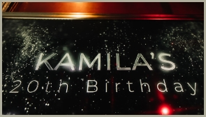 Kamila's 20th birthday